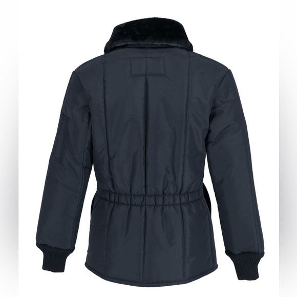 NWT Refrigiwear Women's Black Winter Coat Jacket Size Small Petite - Picture 2 of 7